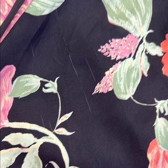 Free People Pink and Orange Asymmetrical Midi Skirt - Picture 7 of 7